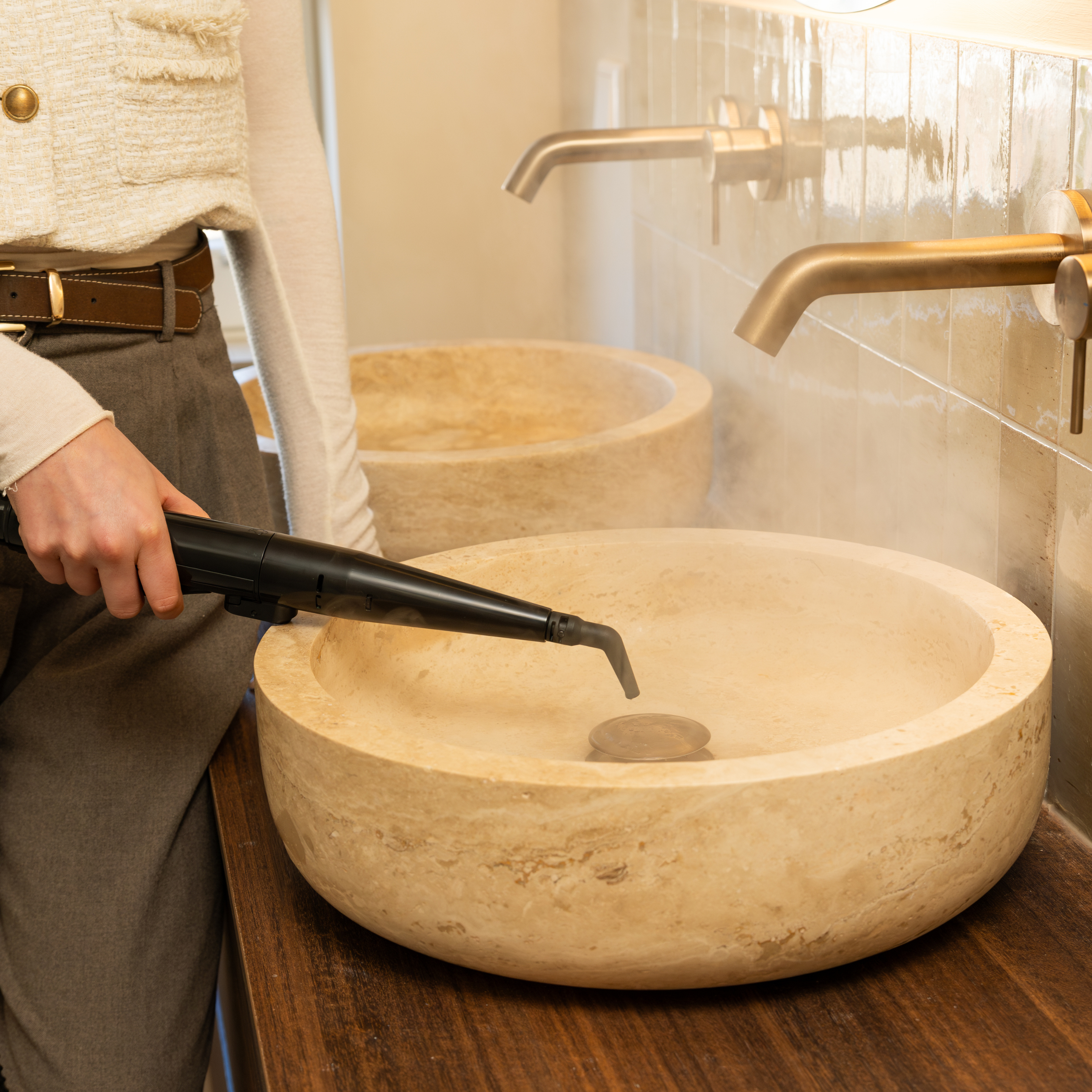 GoScrub® 3-in-1 Tapijtreiniger PRO met Vloermop & Stoomfunctie