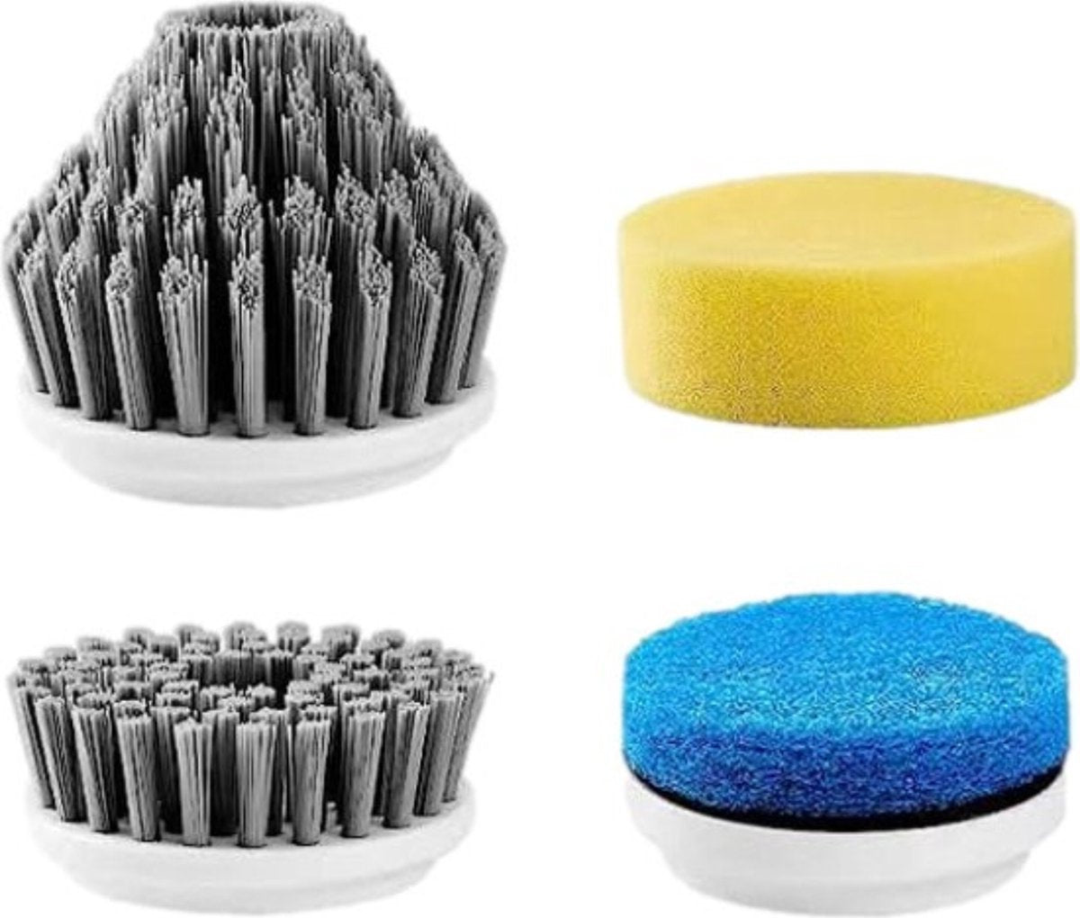 GoScrub® brush set with 4 attachments for the Mini