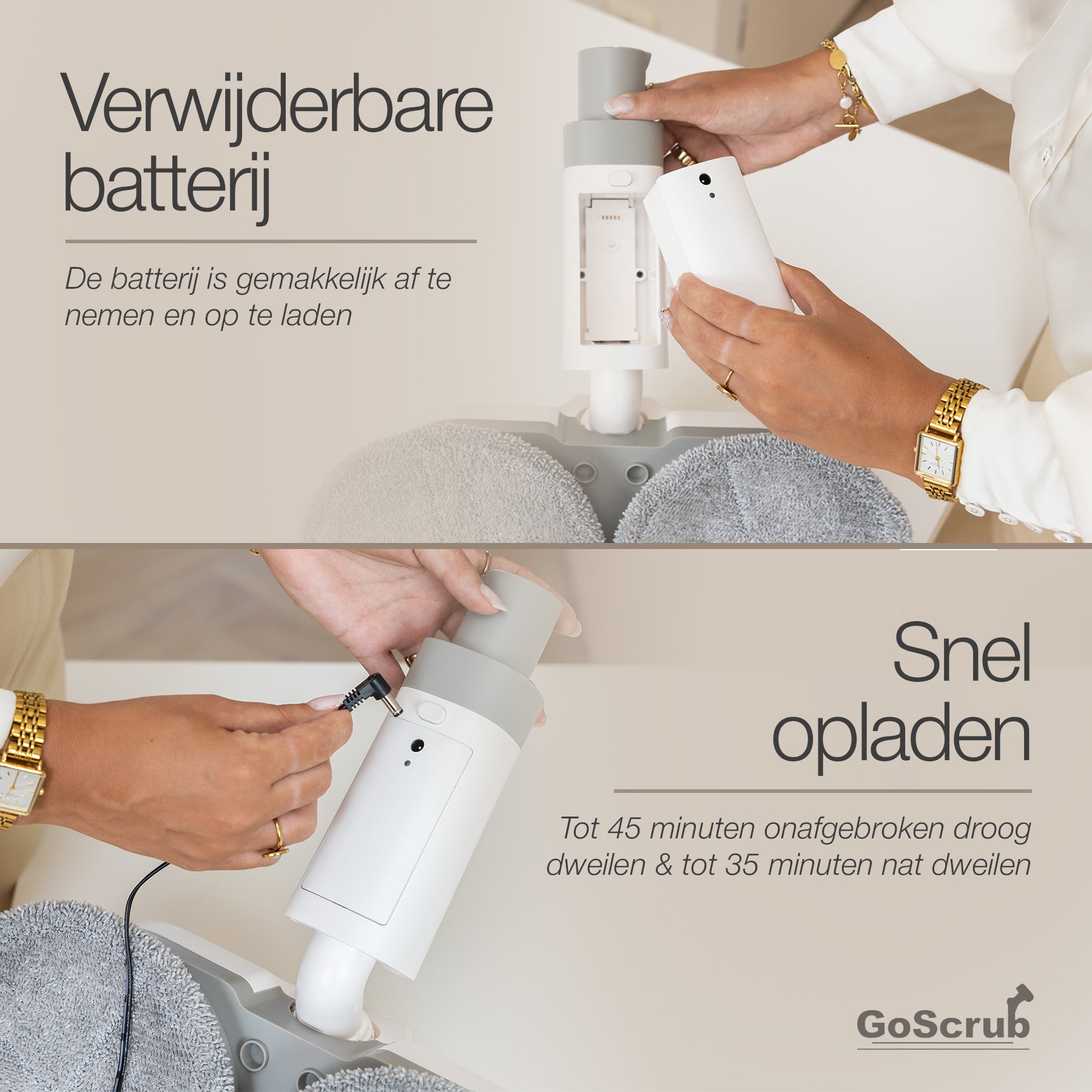 GoScrub® - Elektrische Dweil