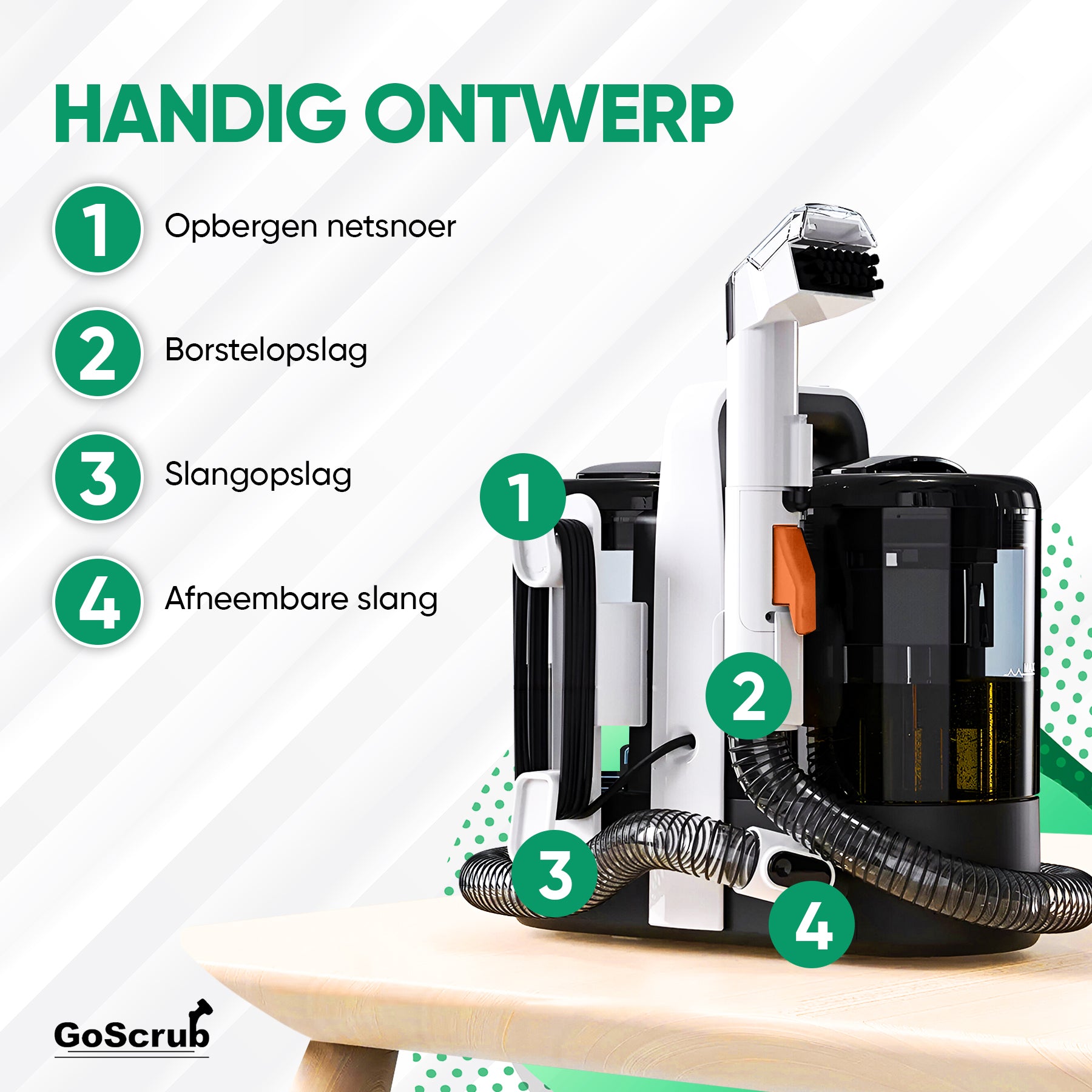 GoScrub® Premium Vlekkenreiniger - Tapijtreiniger