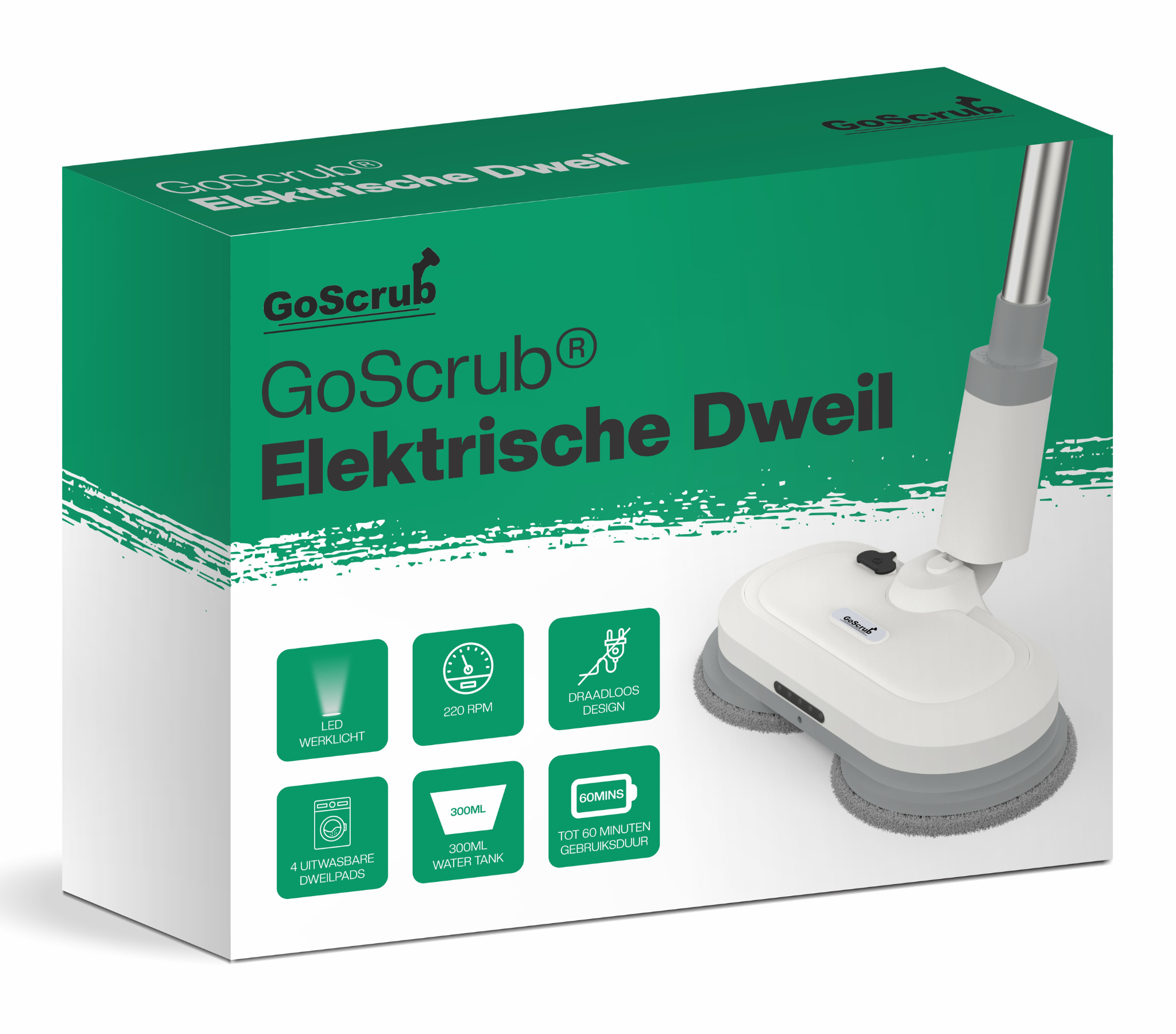 GoScrub® - Elektrische Dweil