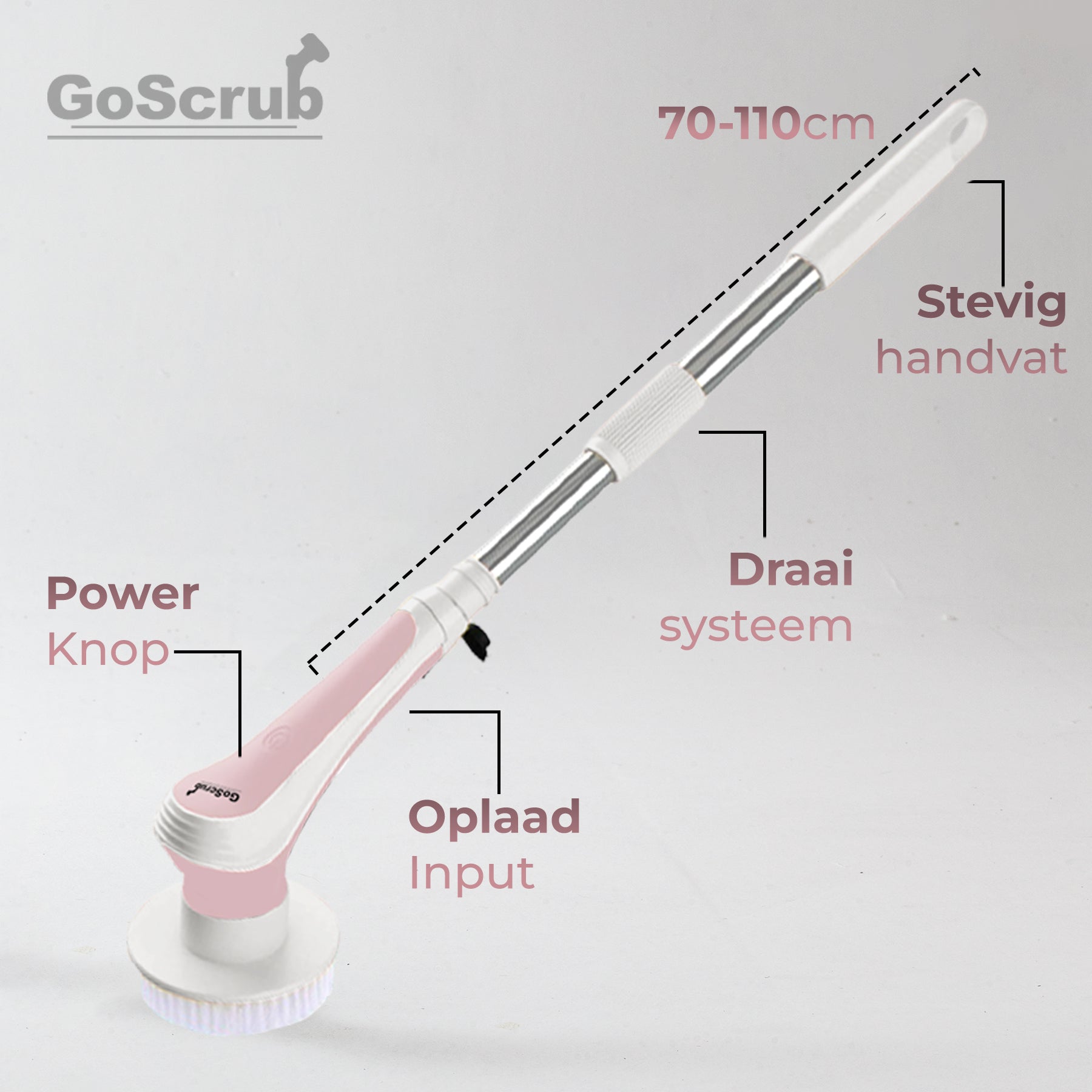 GoScrub® - Cleaning Master - Roze