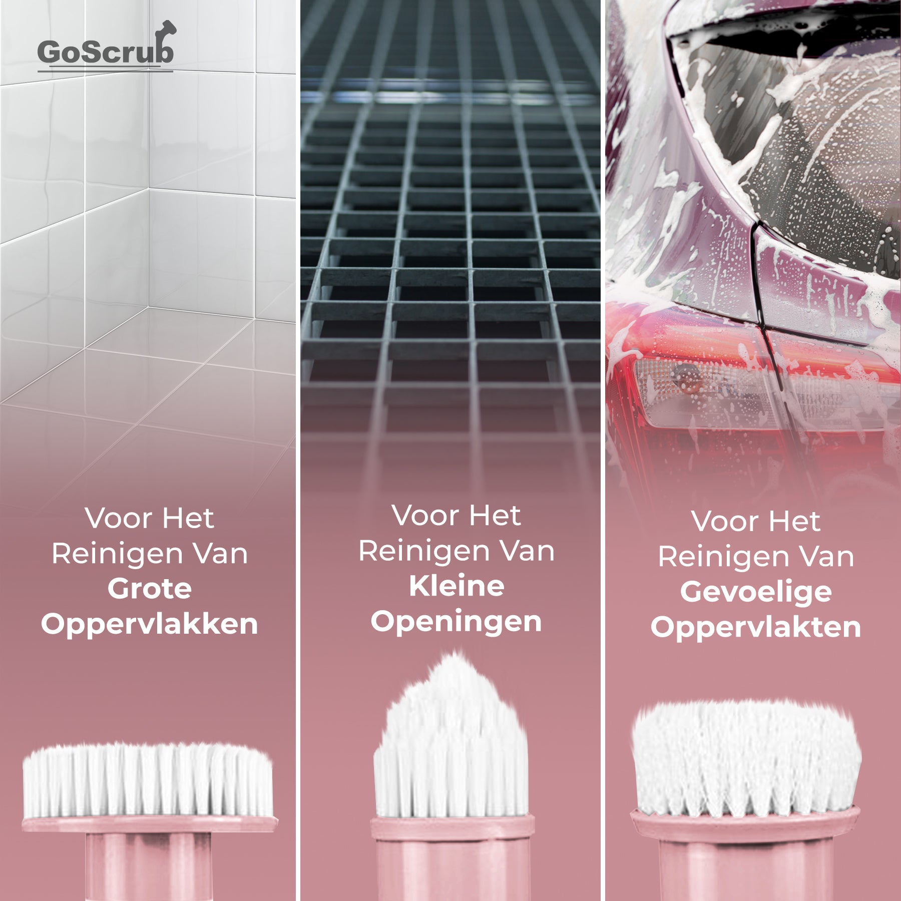 GoScrub® - Cleaning Master - Roze